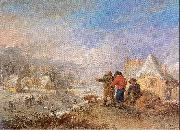 Michau, Theobald Winter Landscape oil painting picture wholesale